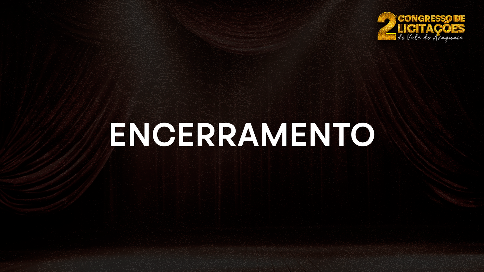 Encerramento do Congresso